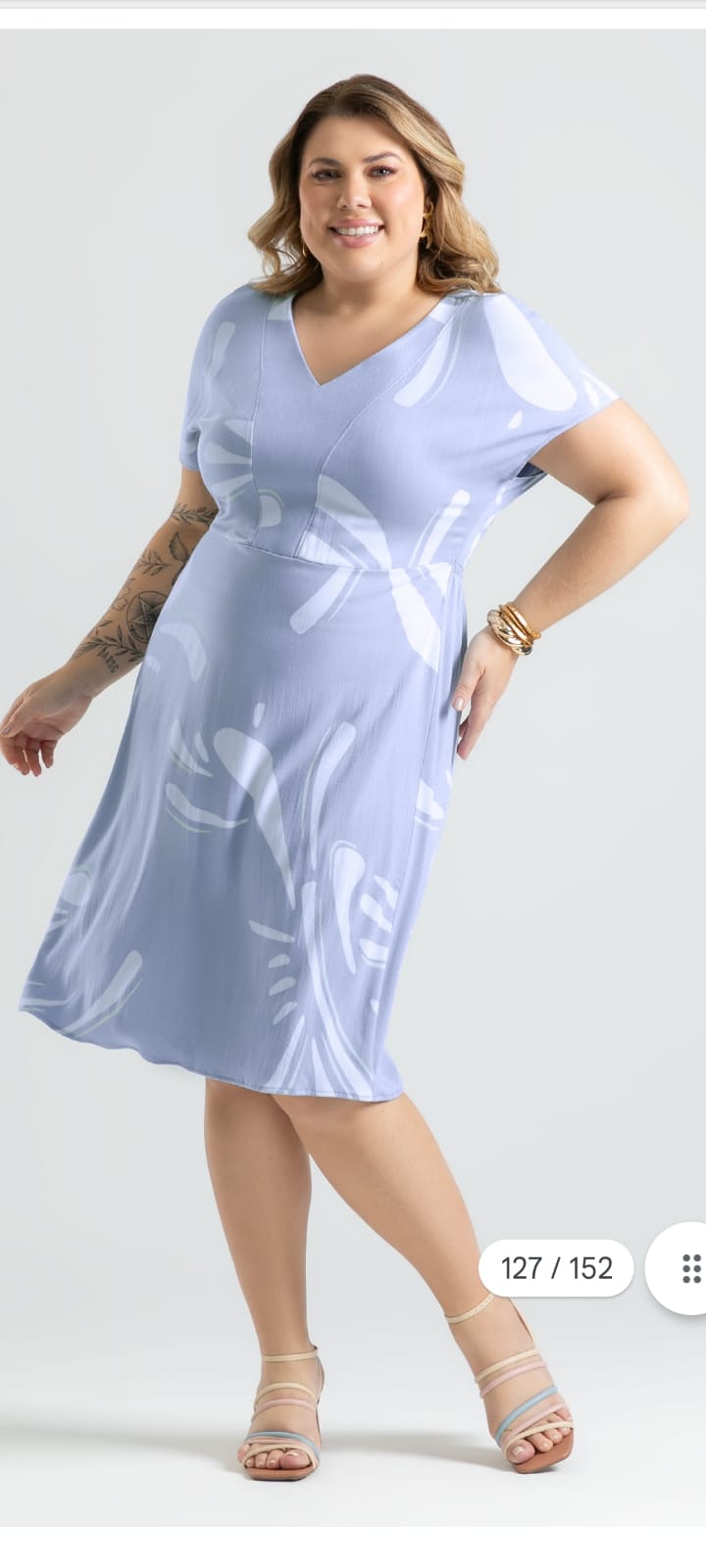 Vestido manga japonesa Alfaiataria Plus Size