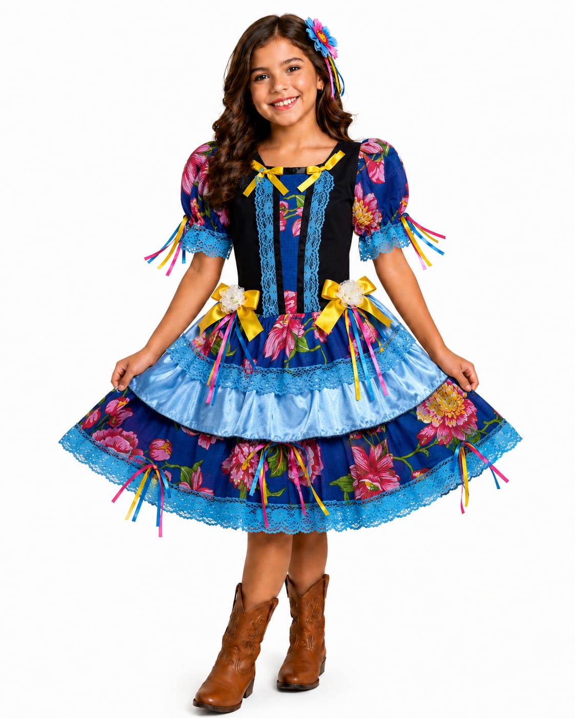 Vestido Festa Junina Infantil