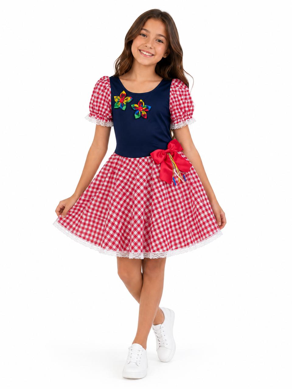 Vestido Festa Junina Infantil