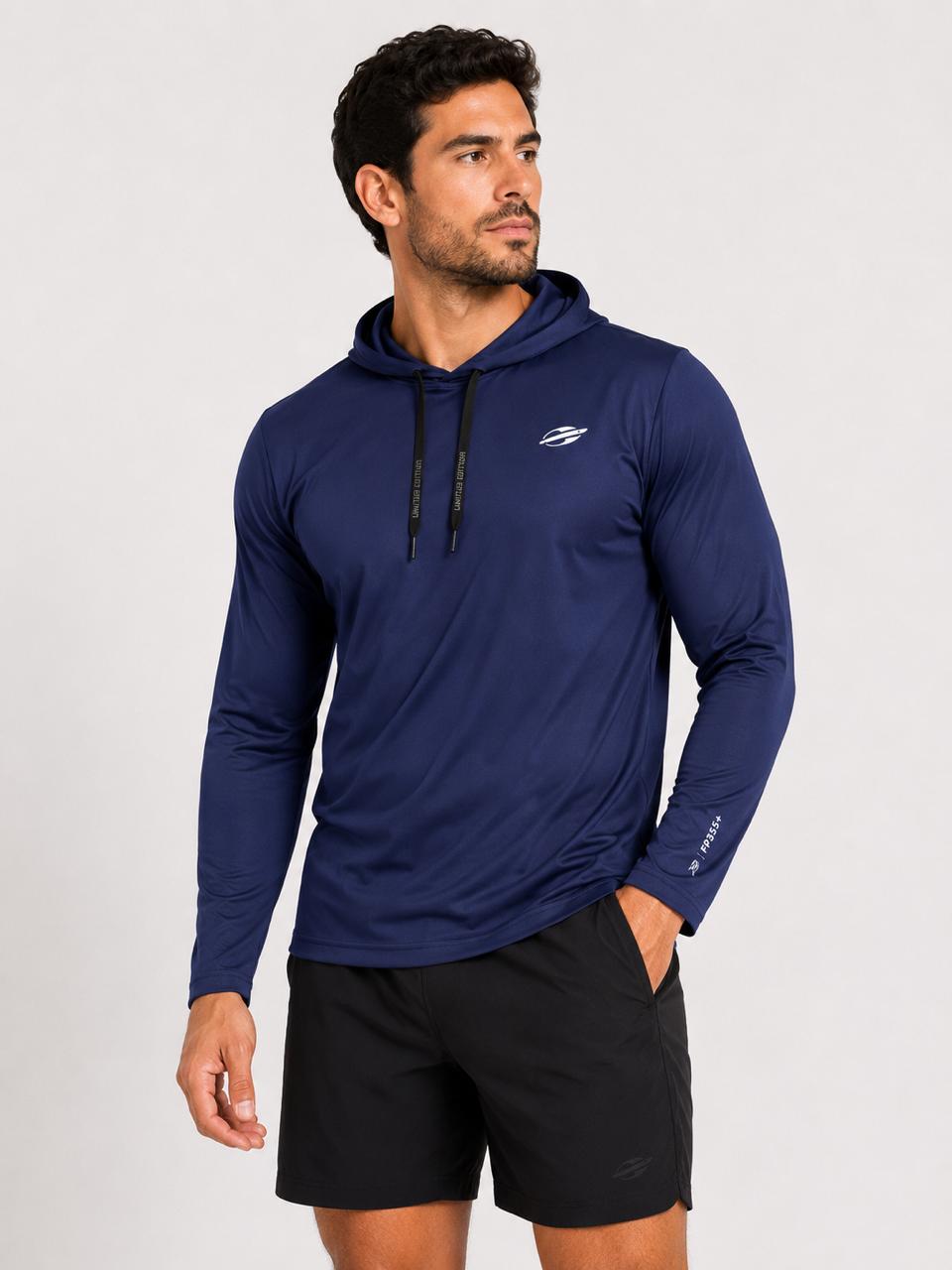 Camiseta Masculina Adulto Manga Longa Dry Fit UV Mormaii