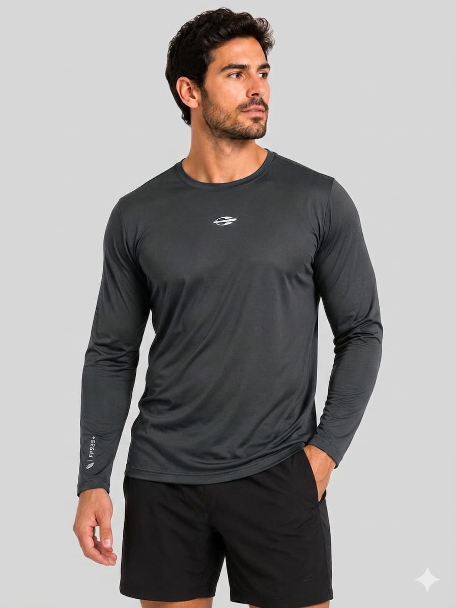 Camiseta Masculina Adulto Manga Longa Dry Fit Mormaii