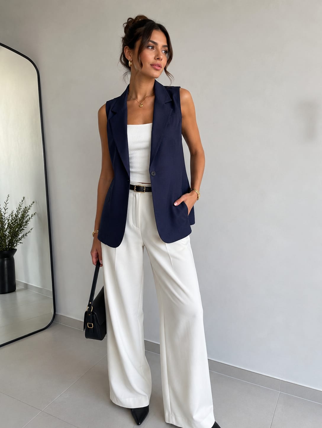 Colete Feminino de Linho - Imagem 3