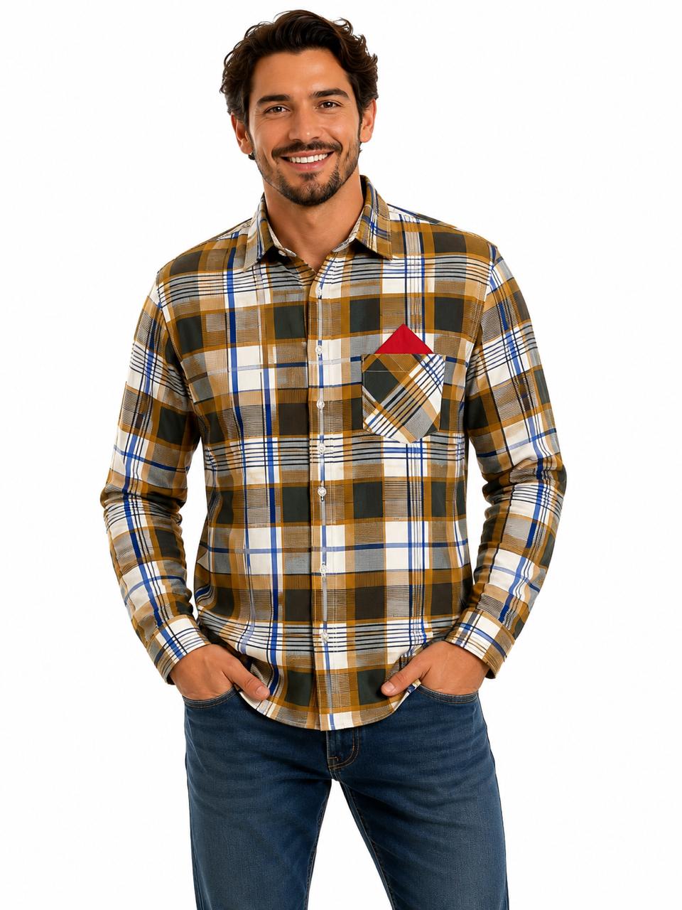 Camisa Xadrez Masculina Adulto - Imagem 2