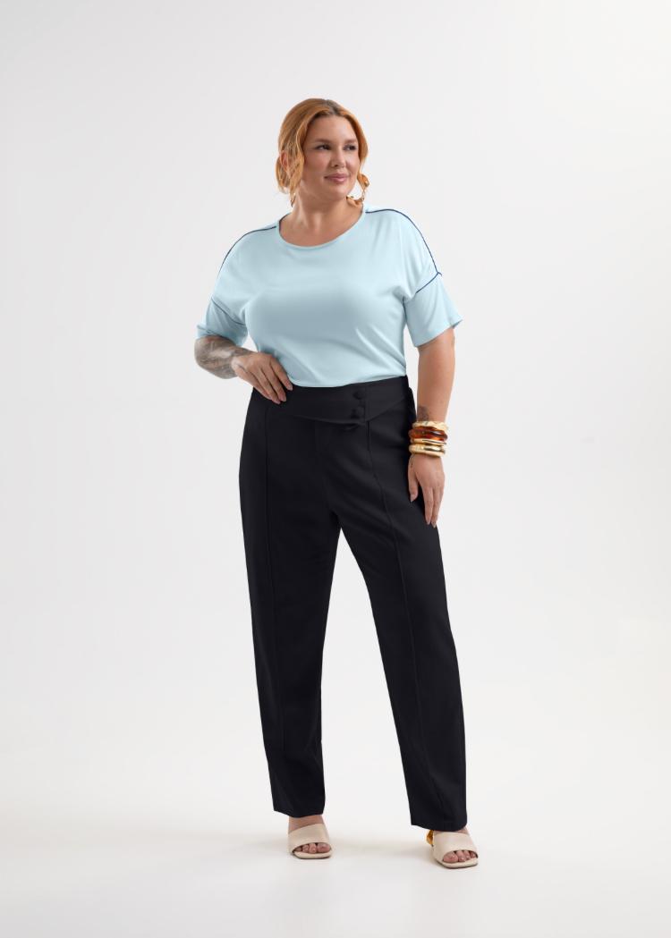 Calça Feminina Alfaiataria Plus Size