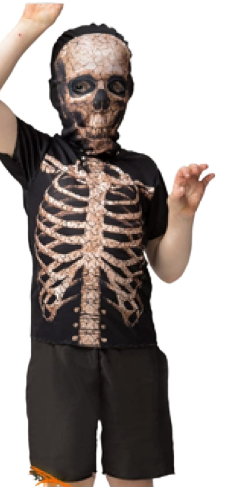 Fantasia Infantil Esqueleto Curto