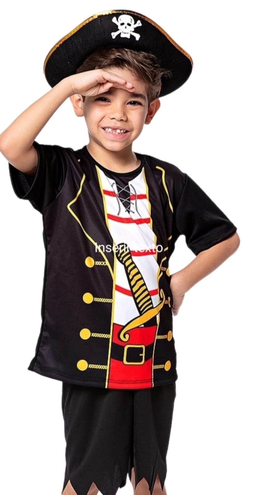 Fantasia Profissão Infantil Pirata